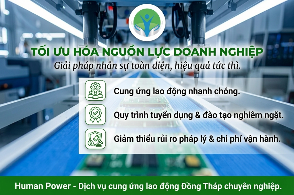 Dịch vụ cung ứng lao động Đồng Tháp