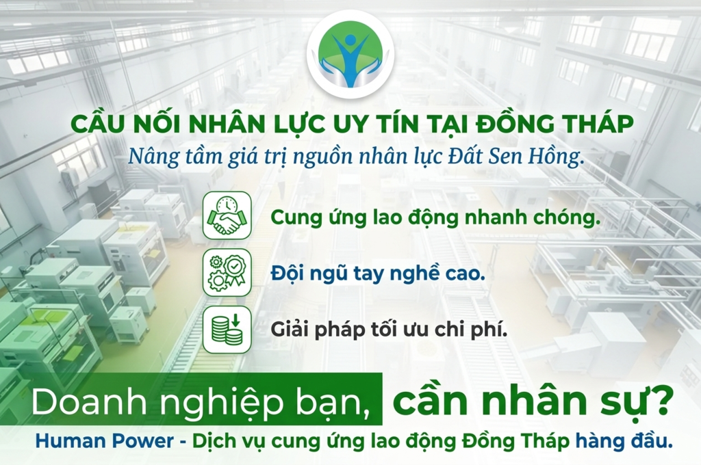 Dịch vụ cung ứng lao động Đồng Tháp