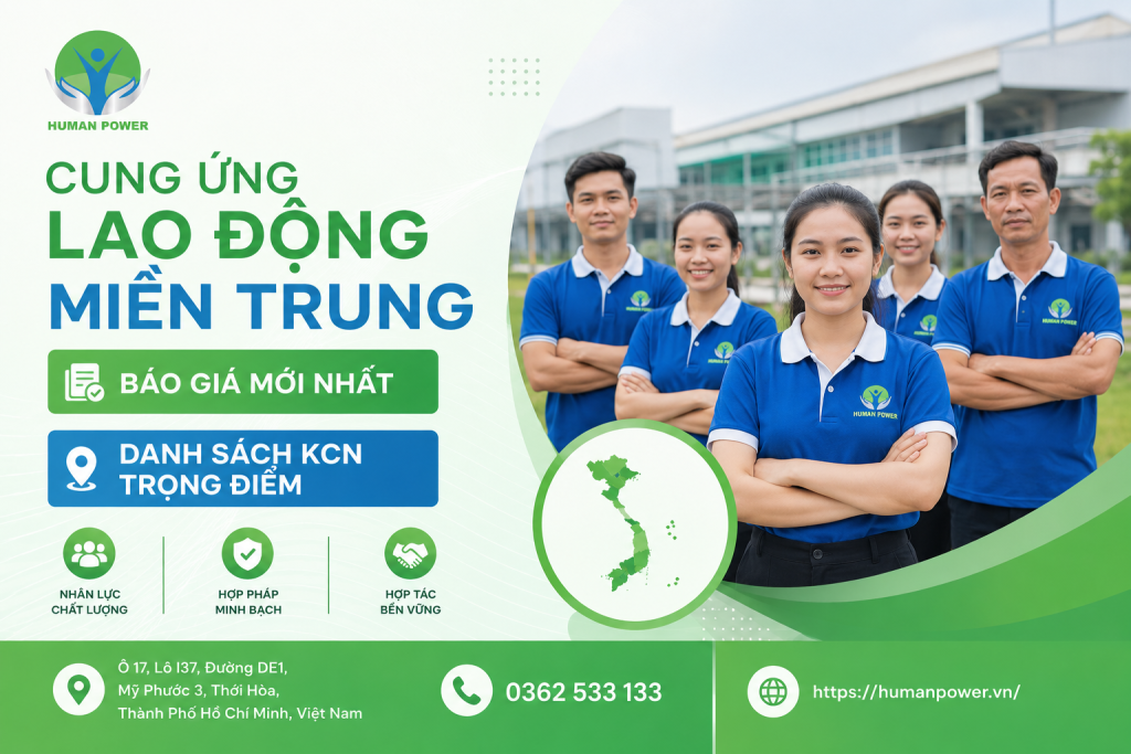 cung ứng lao động miền trung