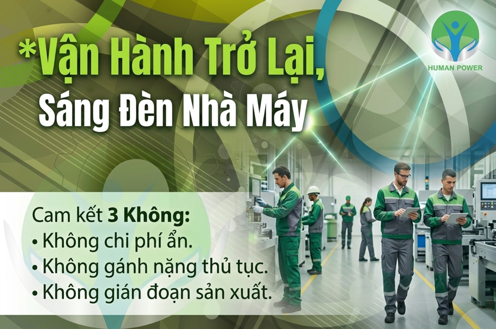 Cần thuê công nhân gấp? Chọn Human Power.