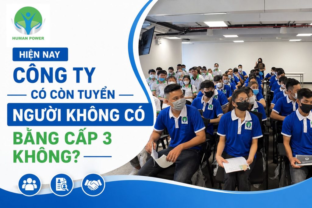 Không Có Bằng Cấp 3 Có Xin Việc Được Không