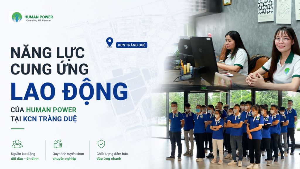 cung ứng lao động kcn tràng duệ