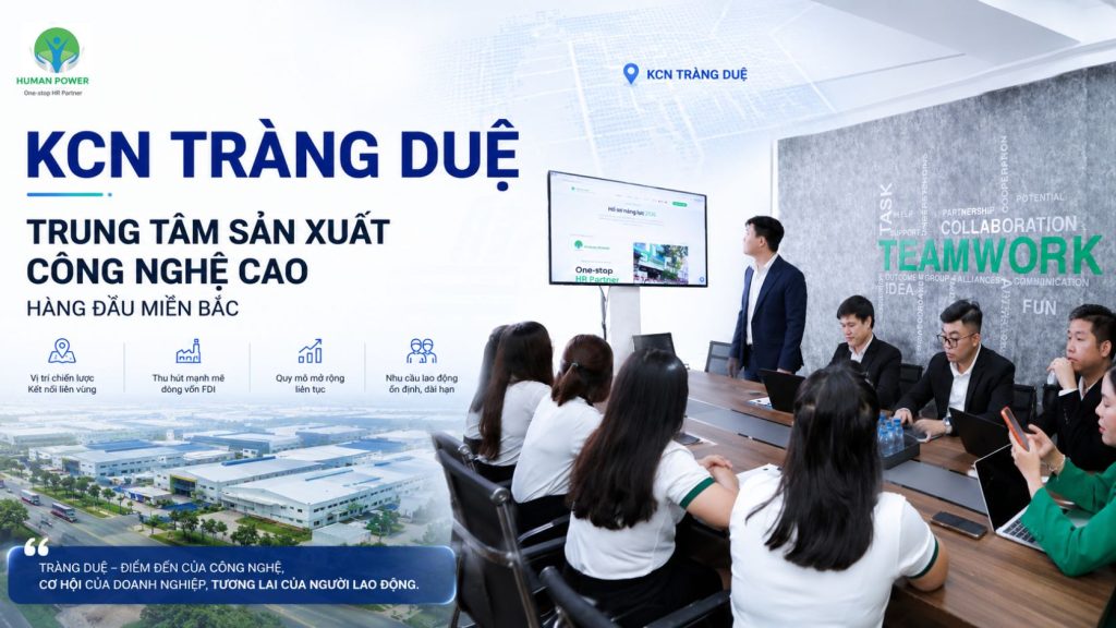 cung ứng lao động kcn tràng duệ