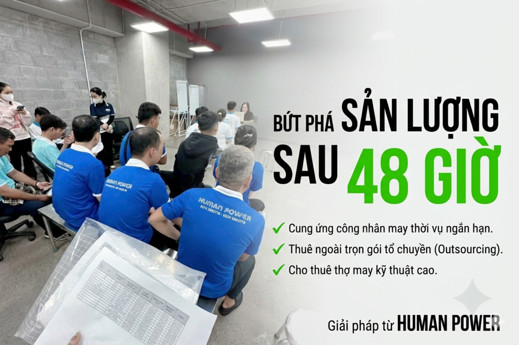 Giải Pháp Cung Ứng Lao Động May Mặc Năm 2026: Bí Quyết Vượt Bão Đơn Hàng