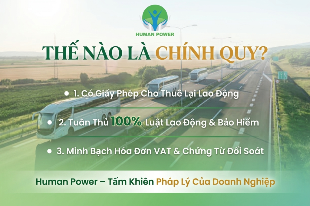 Dịch vụ cung ứng lao động chính quy