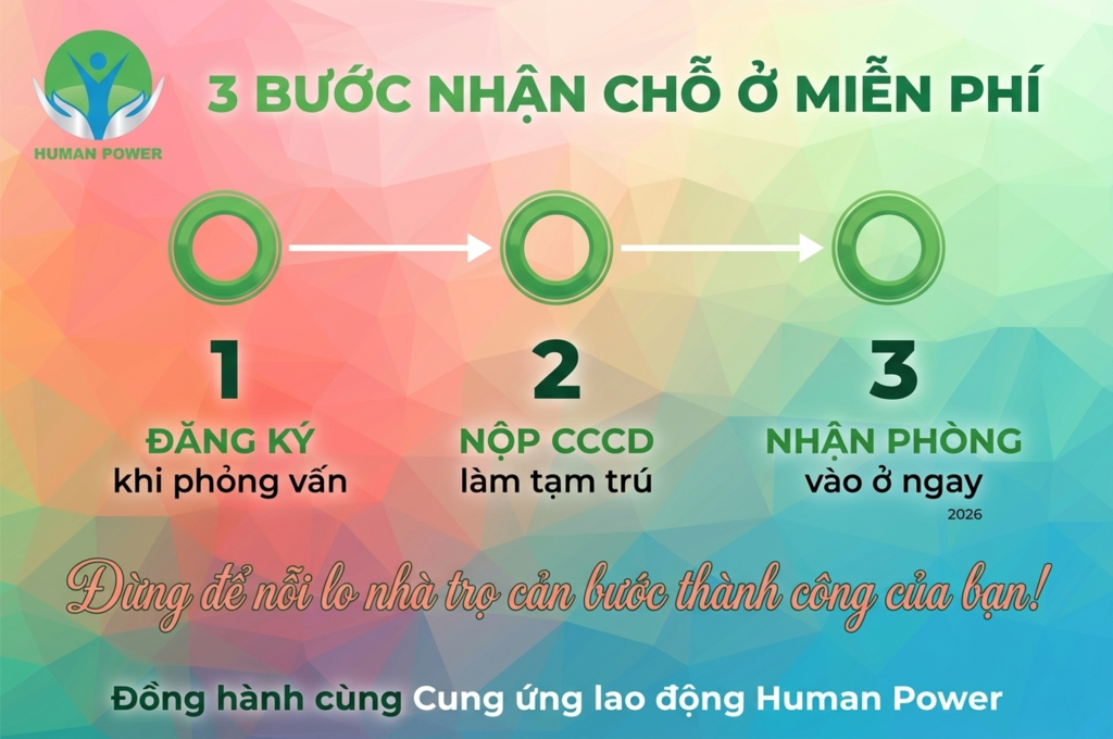 Công ty hỗ trợ nhà trọ cho công nhân mới