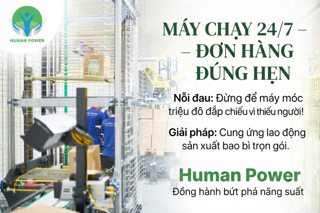 Xu Hướng Cung ứng lao động sản xuất bao bì Năm 2026: Giải Pháp Nhân Sự Tối Ưu