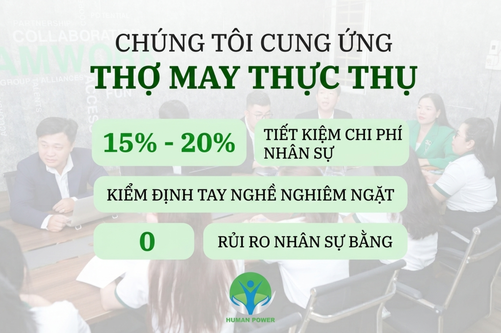 Giải Pháp Cung Ứng Lao Động May Mặc Năm 2026: Bí Quyết Vượt Bão Đơn Hàng