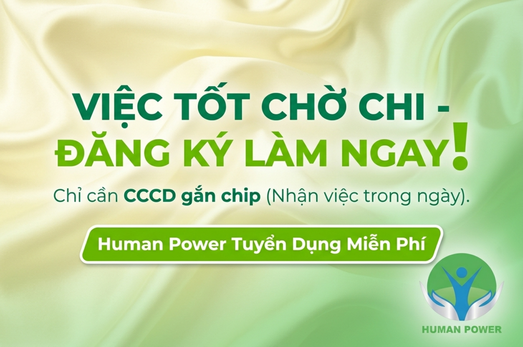 Việc làm công nhân thu nhập ổn định có hỗ trợ nhà ở