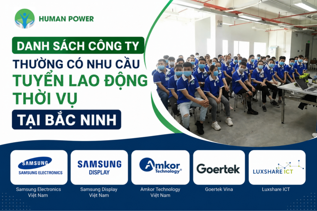 Việc làm thời vụ bắc ninh