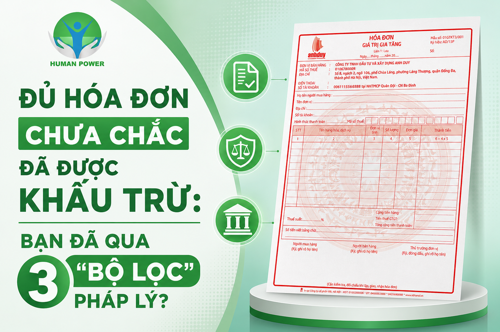 Khấu Trừ Thuế GTGT Đầu Vào