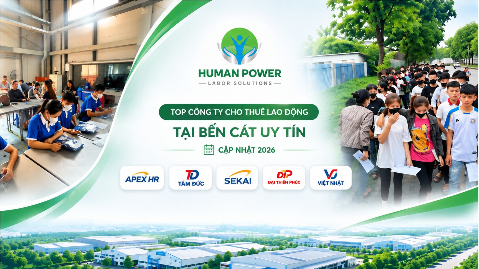 Top công ty cho thuê lao động tại Bến Cát uy tín, cập nhật 2026.