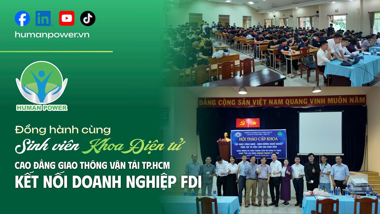 Human Power Đồng Hành Cùng Sinh Viên Khoa Điện Tử – Kết Nối Doanh Nghiệp FDI