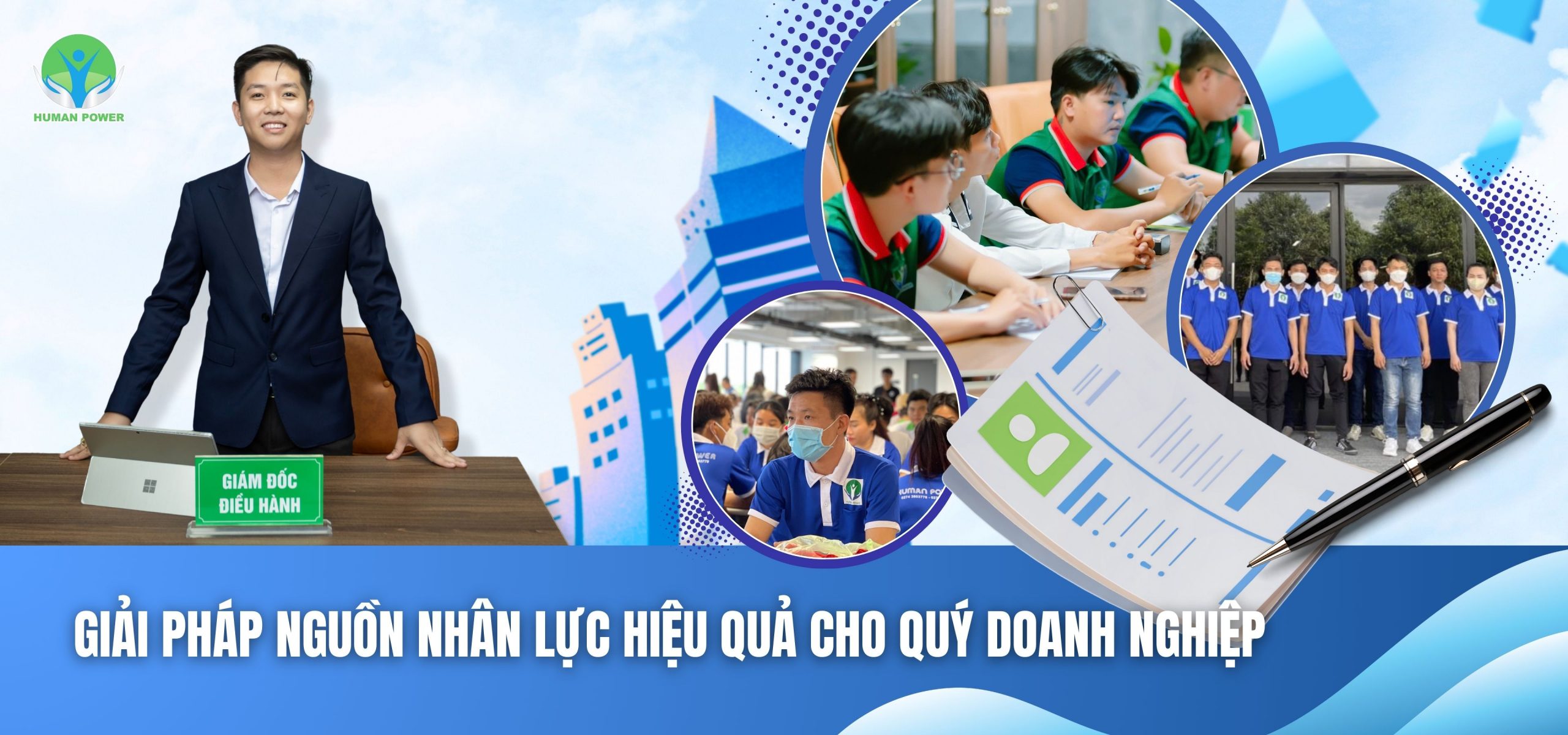 gải pháp nguồn nhân lực hiệu quả cho quý doanh nghiệp