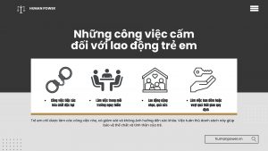 Những công việc cấm đối với lao động trẻ em