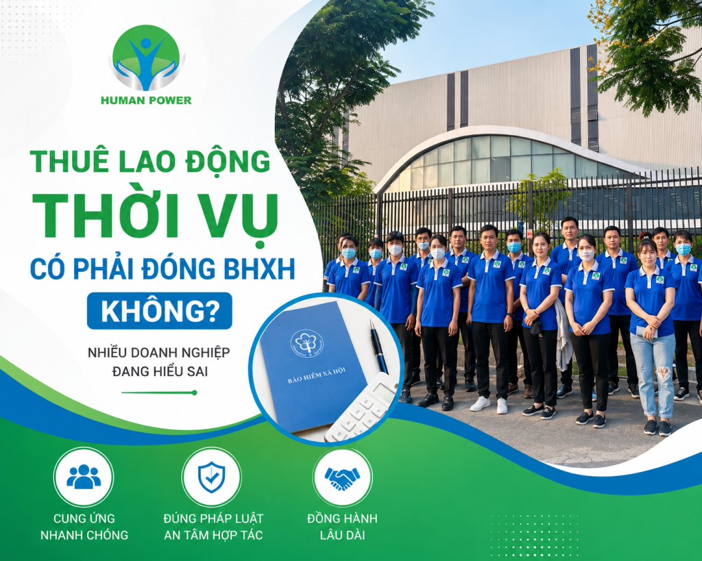 thuê lao động thời vụ có phải đóng BHXH không