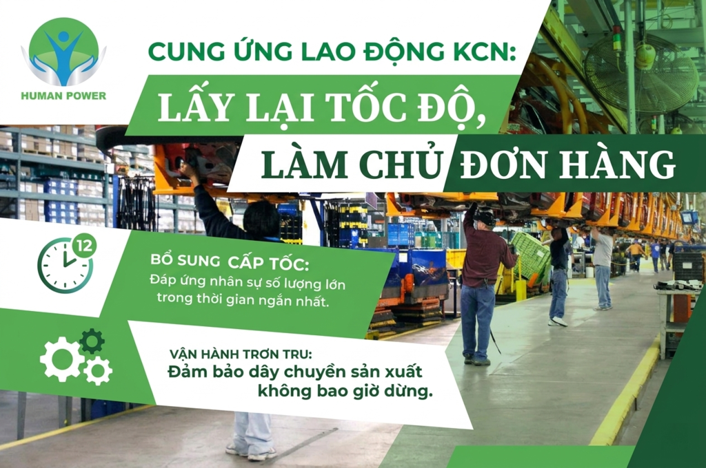 Cung ứng lao dộng KCN cùng Human Power