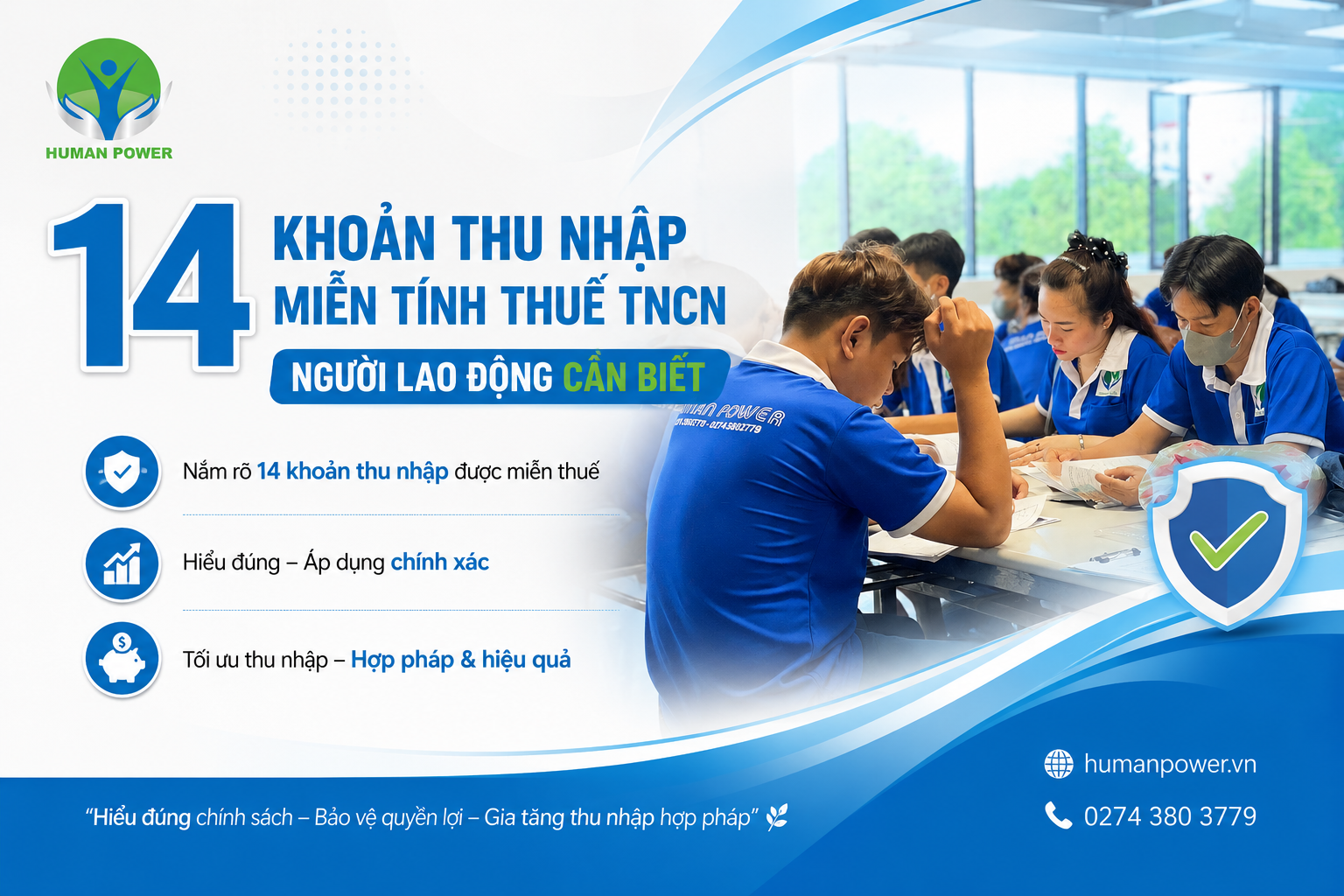Tổng hợp các khoản thu nhập miễn thuế TNCN