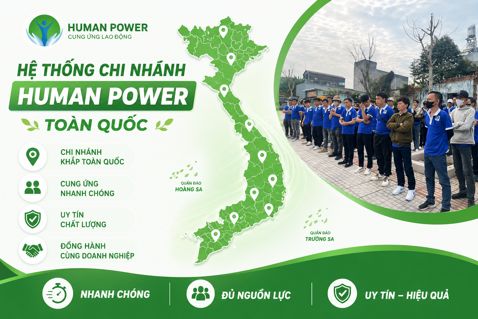Human Power – Đơn Vị Cung Ứng Lao Động Bến Cát Uy Tín