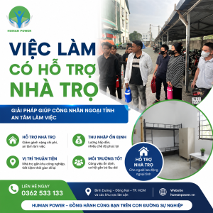 Việc Làm Có Hỗ Trợ Nhà Trọ