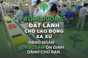 Lao động ngoại tỉnh tìm việc tại Bình Dương