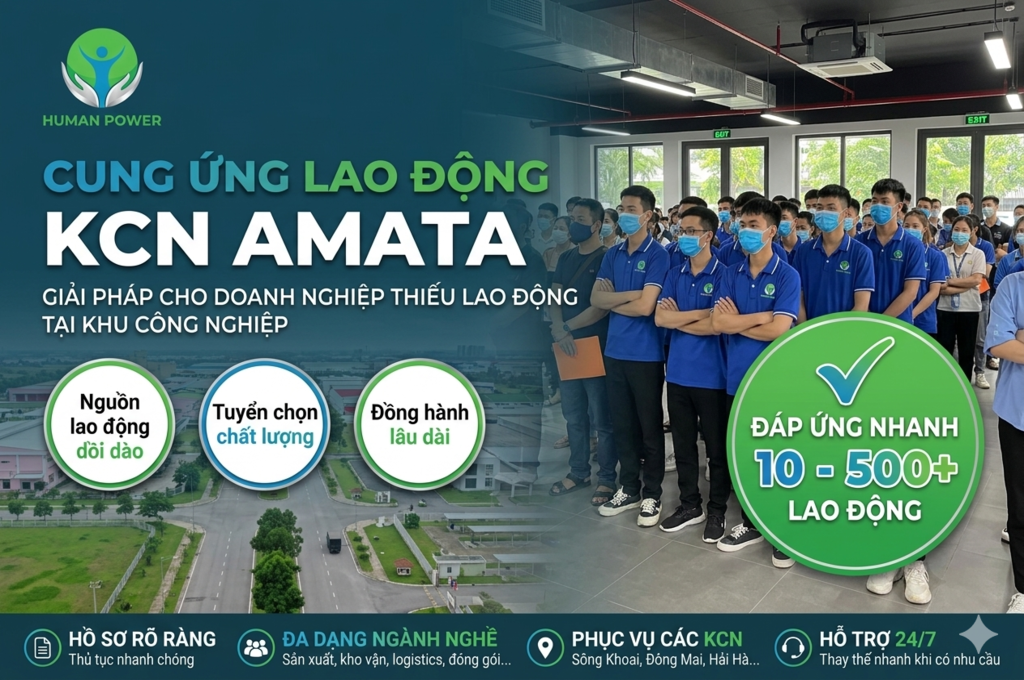 Top 1 Giải Pháp Cung Ứng Lao Động KCN Amata Cho Năm 2026