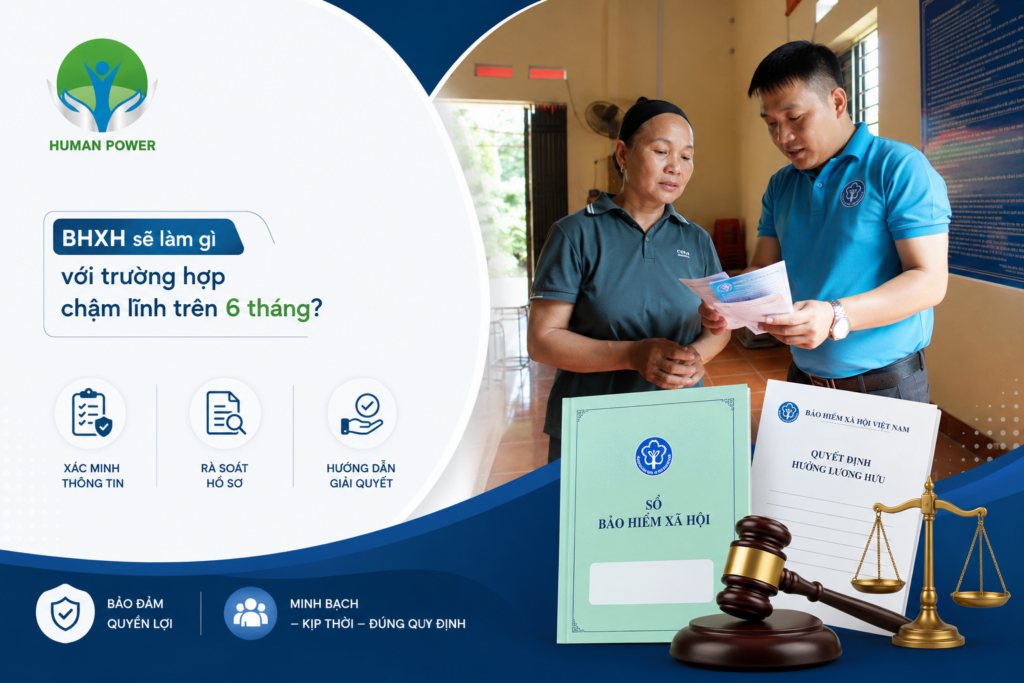 Chậm nhận lương hưu