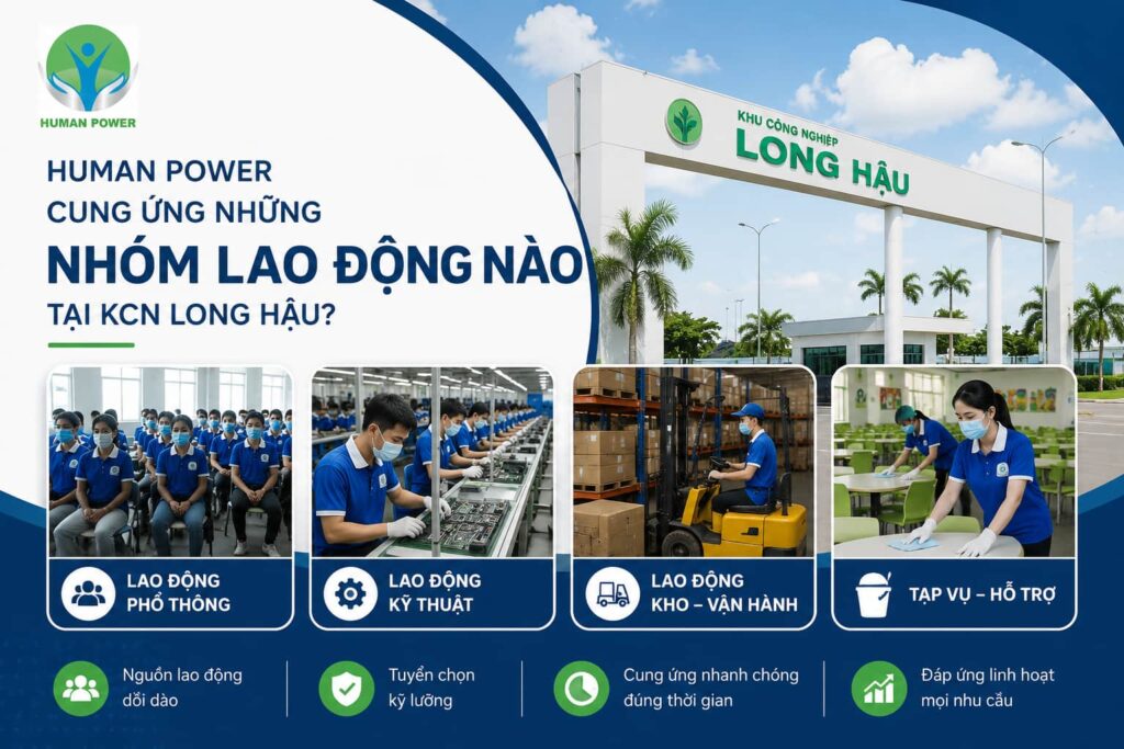 Cung ứng lao động KCN Long Hậu uy tín