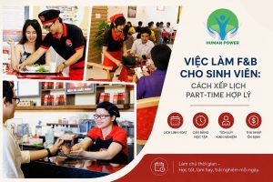 Việc làm F&B cho sinh viên