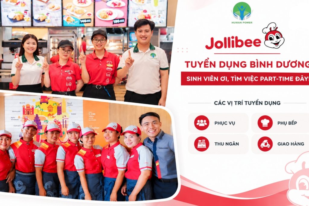 Jollibee tuyển dụng Bình Dương