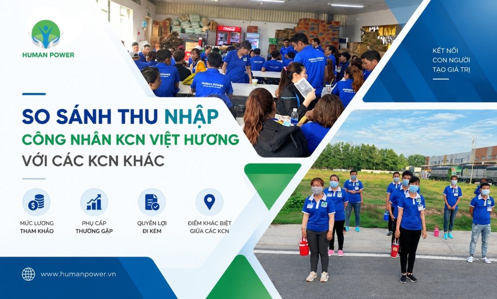 Lương công nhân KCN Việt Hương