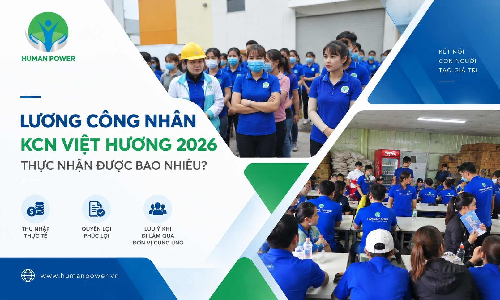 Lương công nhân KCN Việt Hương