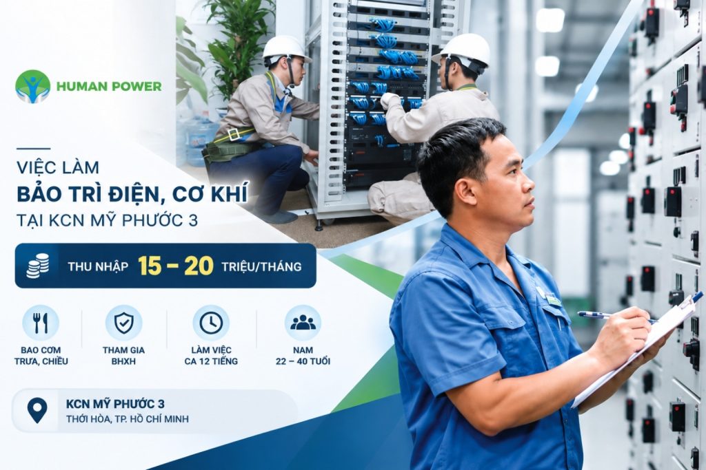Việc Làm Bảo Trì Điện