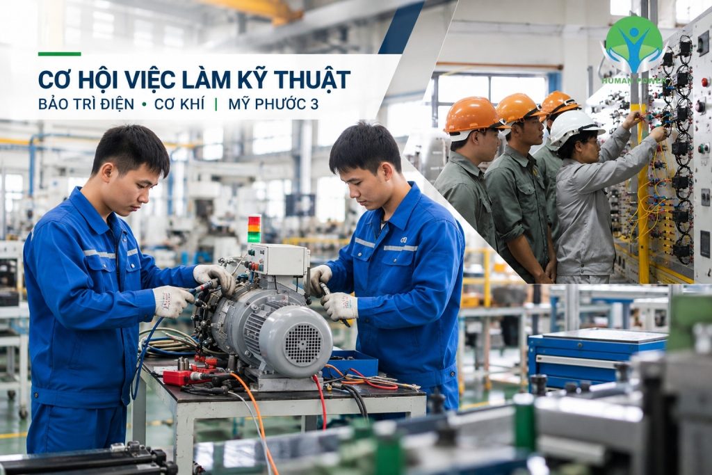 Việc Làm Bảo Trì Điện